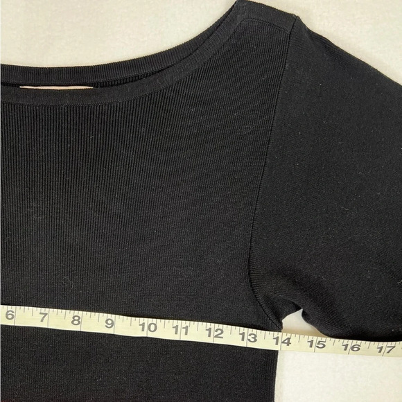 BANANA REPUBLIC Women's Black and Multicolored Colorblock Sweater Dress Size S - Picture 10 of 10